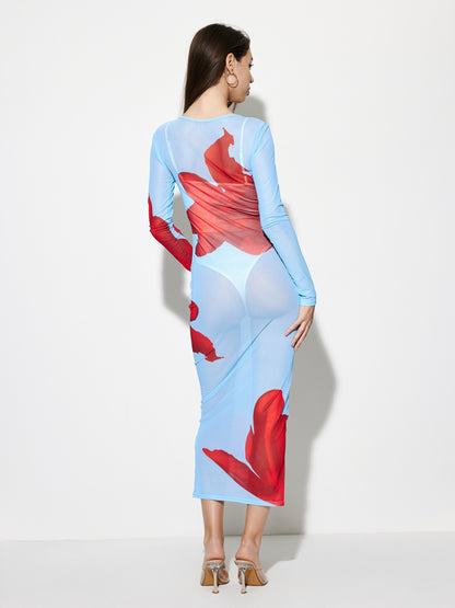 Printed Bodycon Dress 1277022