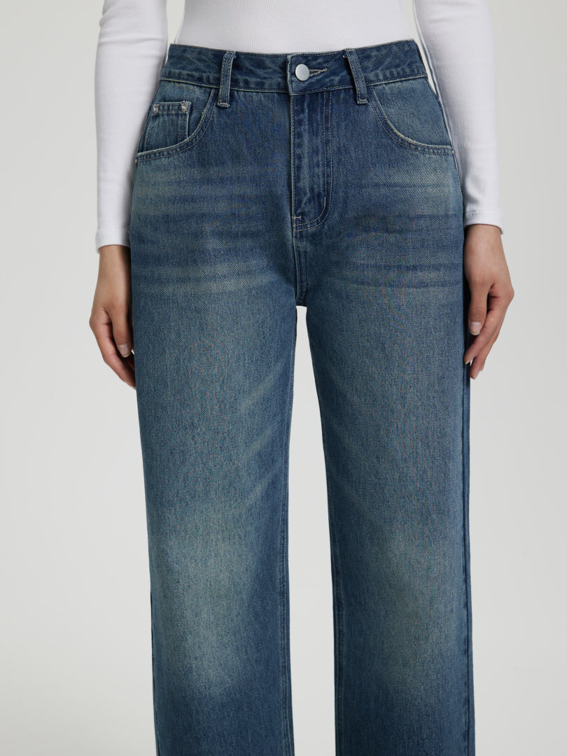 Straight Leg Jeans 116915