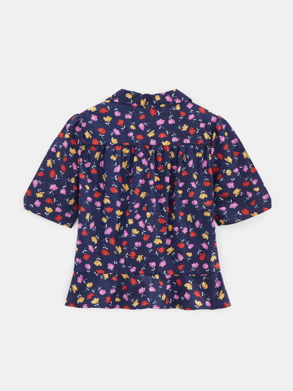 Placket Blouse 119618