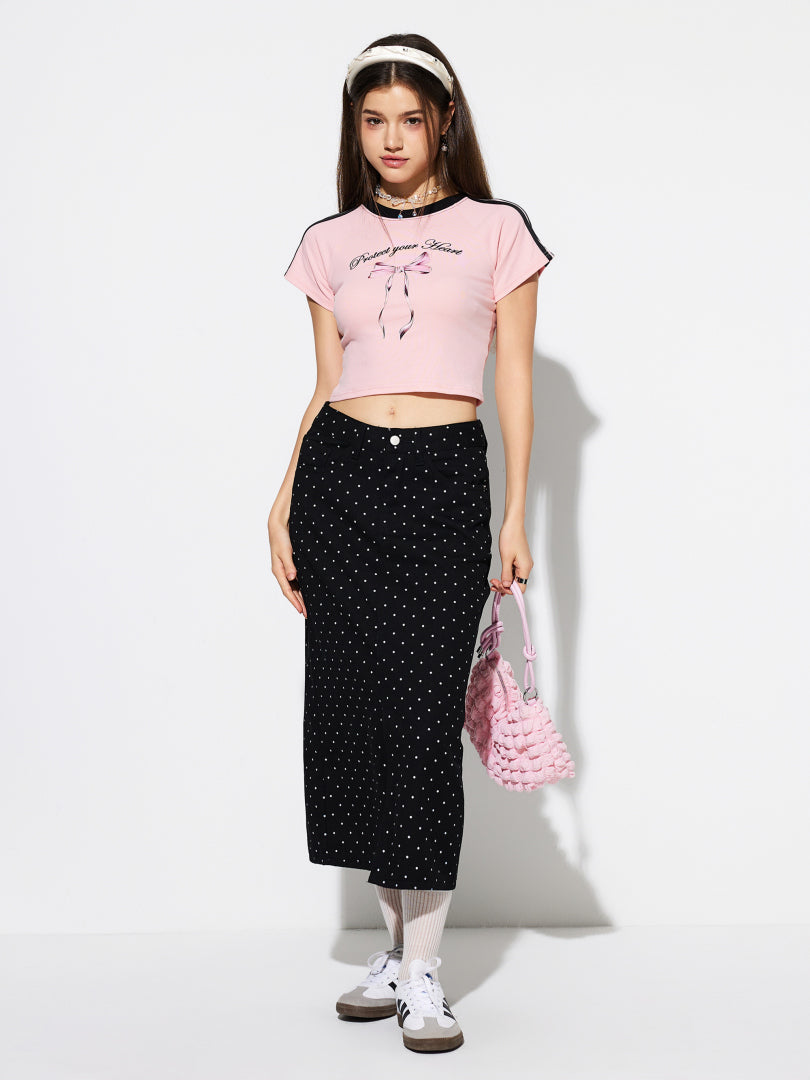 Patchwork Pullover T-Shirt 1291412