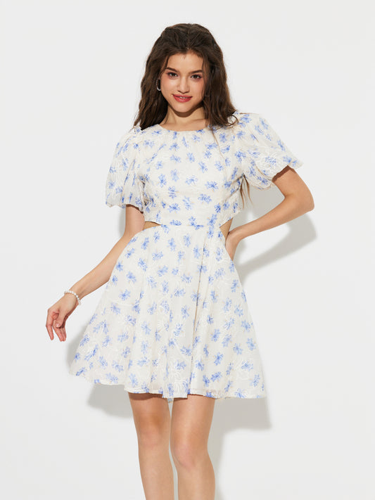 Knotted A-Line Dress 1295832