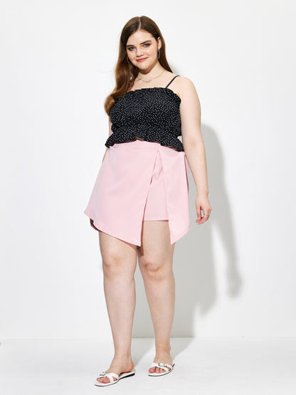 Plus Size Lettuce trim Cami Top 1261992