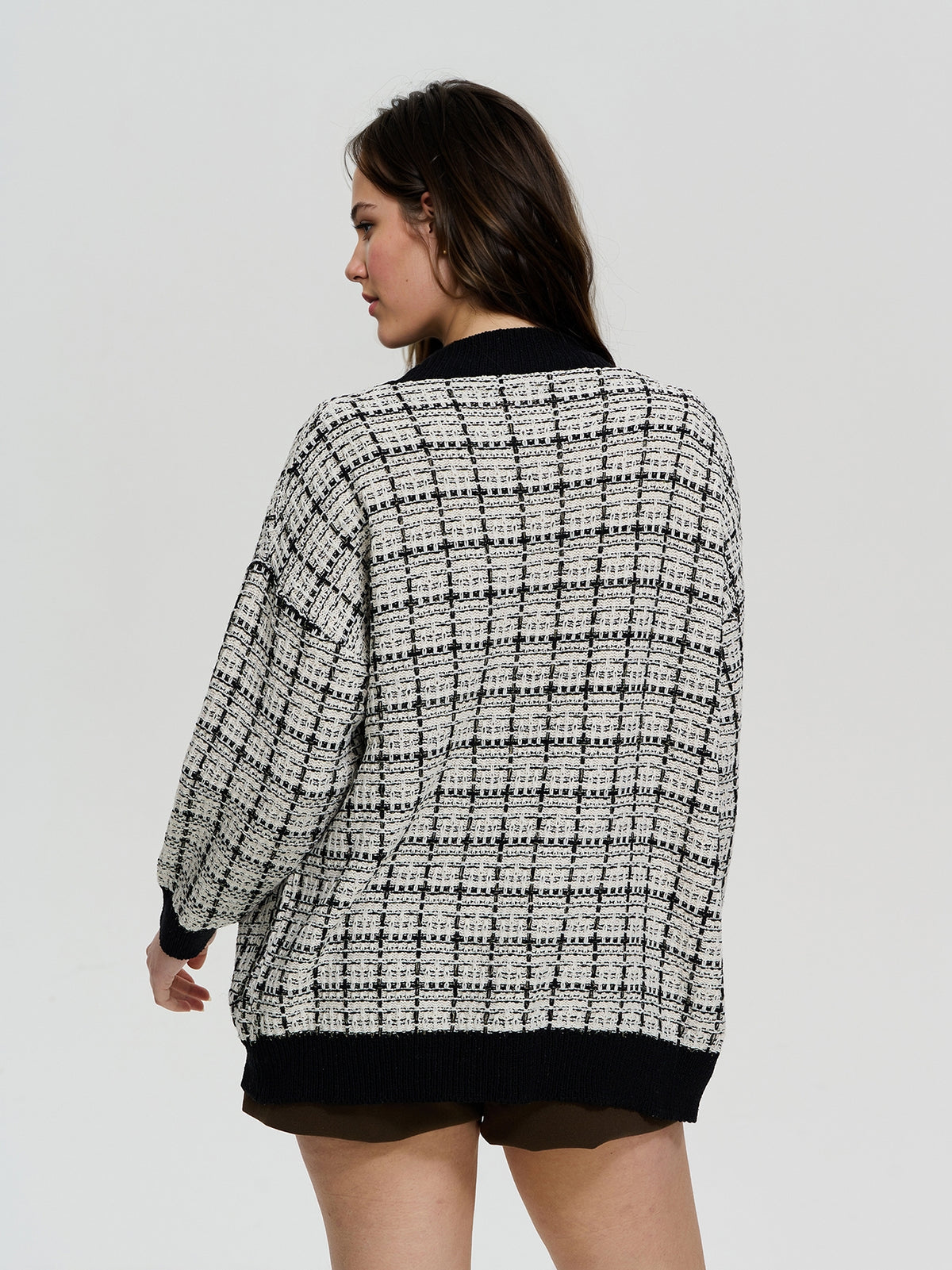 Buttoned Knit Cardigan 116513