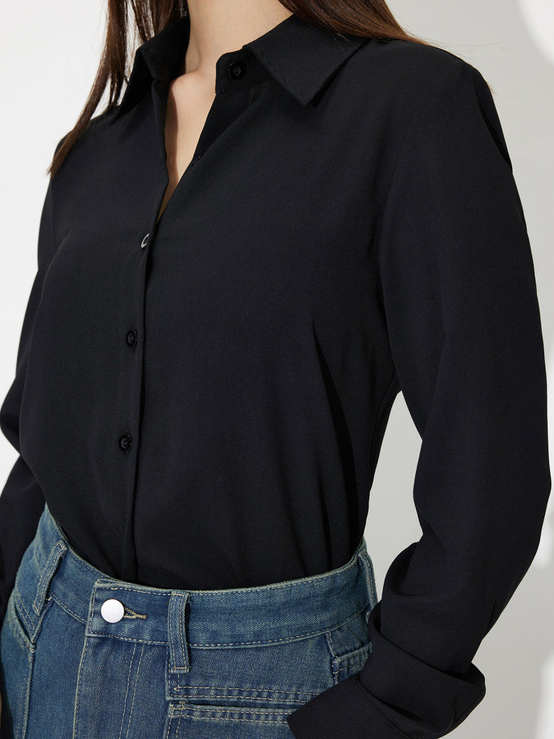 Placket Blouse 119392