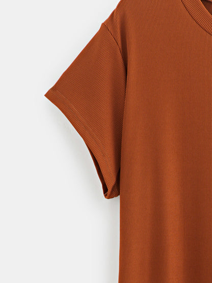 Plus Size T-Shirt Dress 120527