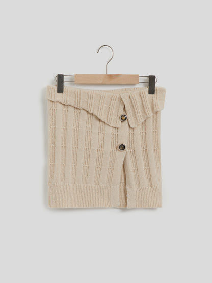 Buttoned Straight Skirt 109328