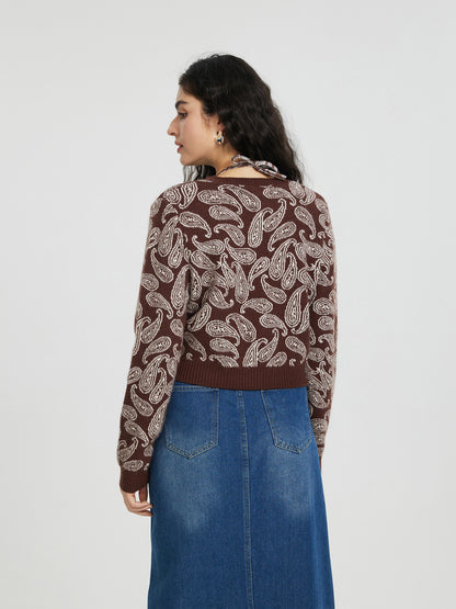 Buttoned Knit Cardigan 114967
