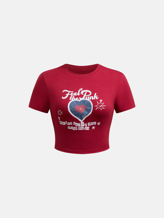 Printed Pullover T-Shirt 1277292