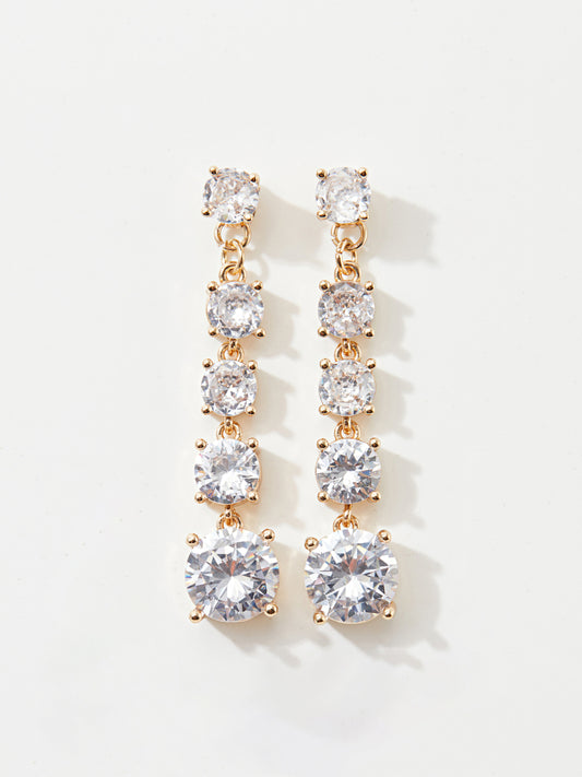 Embellished Drop Earrings 120503