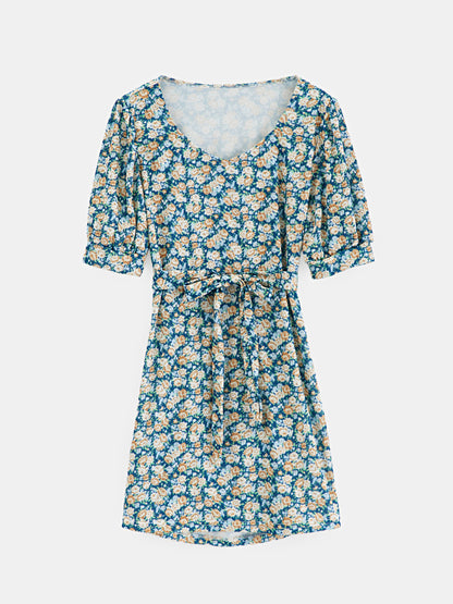 Printed A-Line Dress 1273212