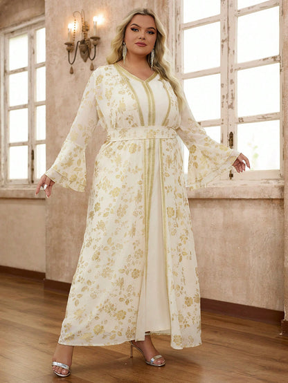پڵەس سایز ڕەنگ بلۆک جل و بەرگی عەرەبی 1287492
