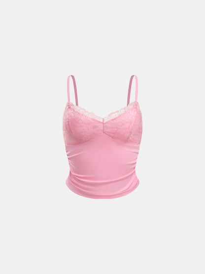 Lace-trimmed Tank Top 1293932
