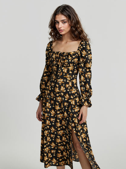 Ruffle A-Line Dress 112509