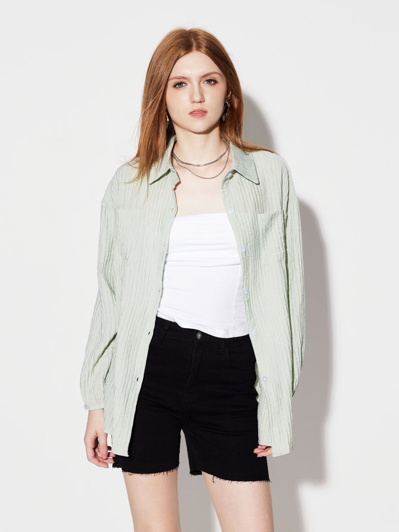 Pocket Placket Blouse 1277612