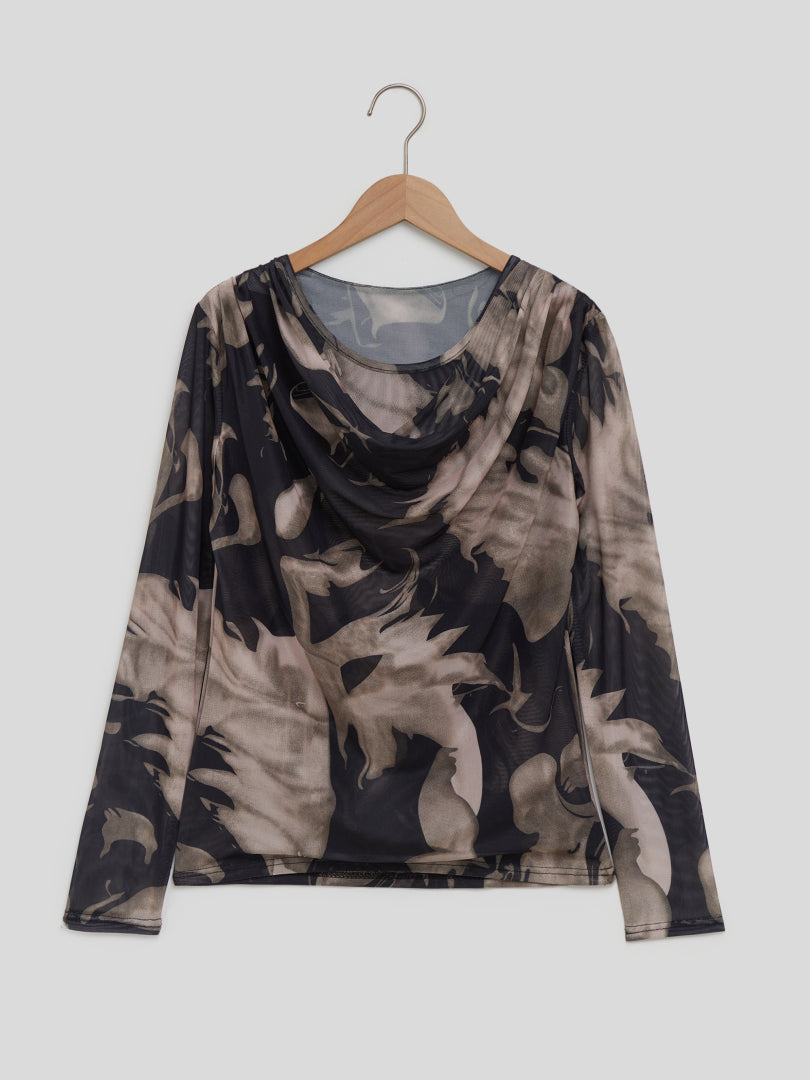 Sheer Pullover T-Shirt 116651