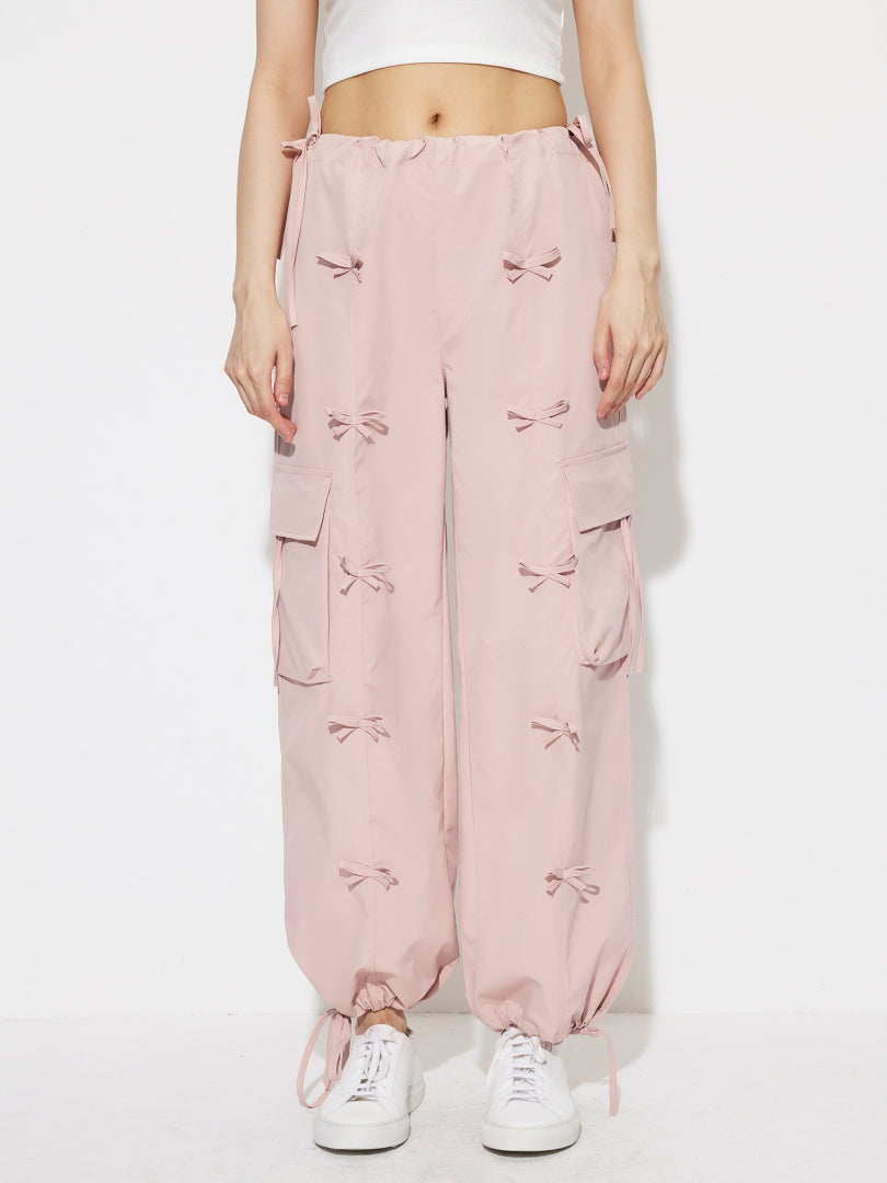 Bow Straight Leg Pants 1262132