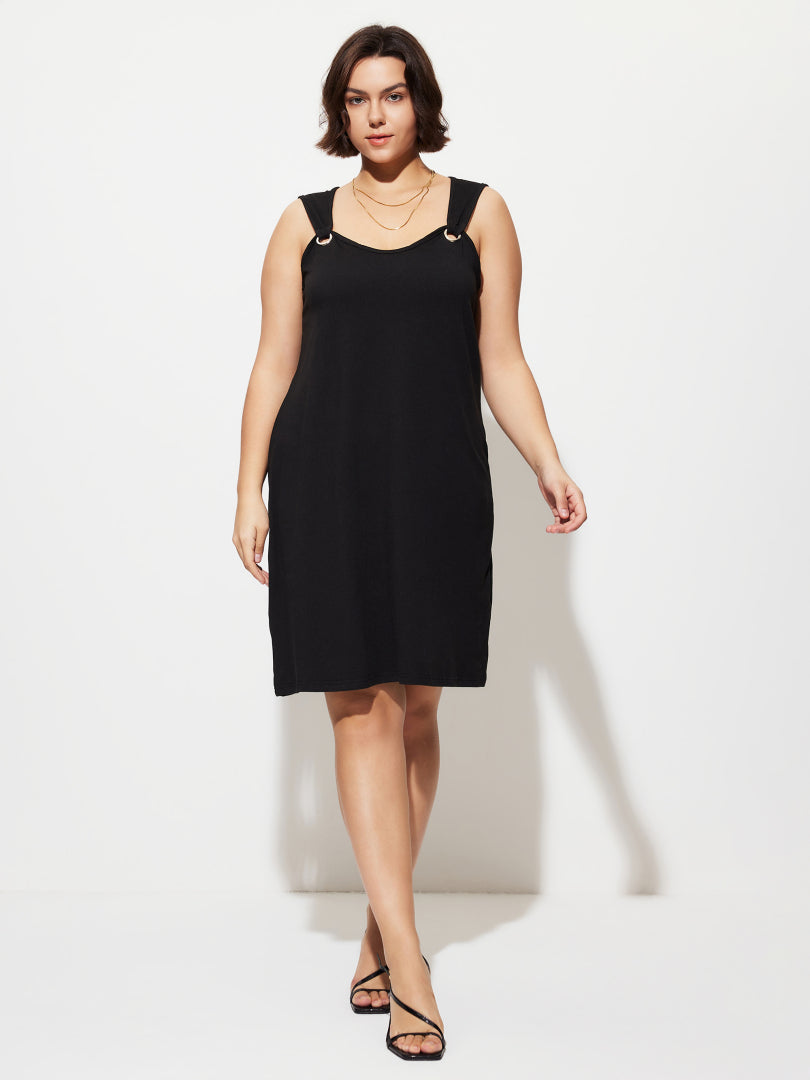 Plus Size Ring Bodycon Dress 1281092