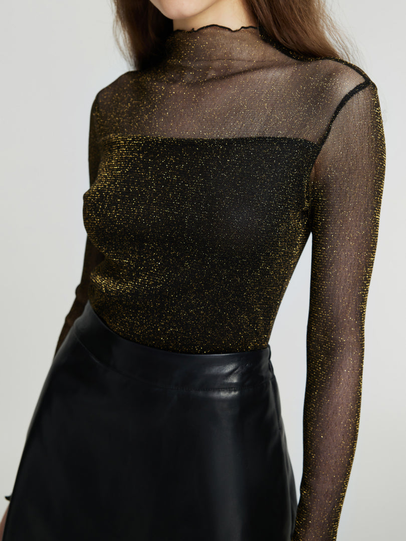 Sheer Pullover T-Shirt 112315