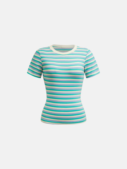 Color Block Pullover T-Shirt 1272392