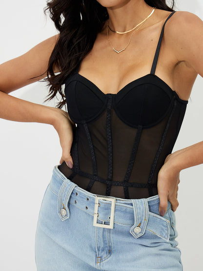 Sheer Bodysuit 1247442