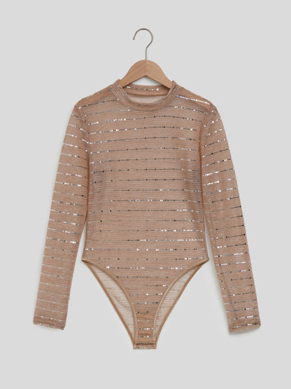 Sequinned Bodysuit 116178