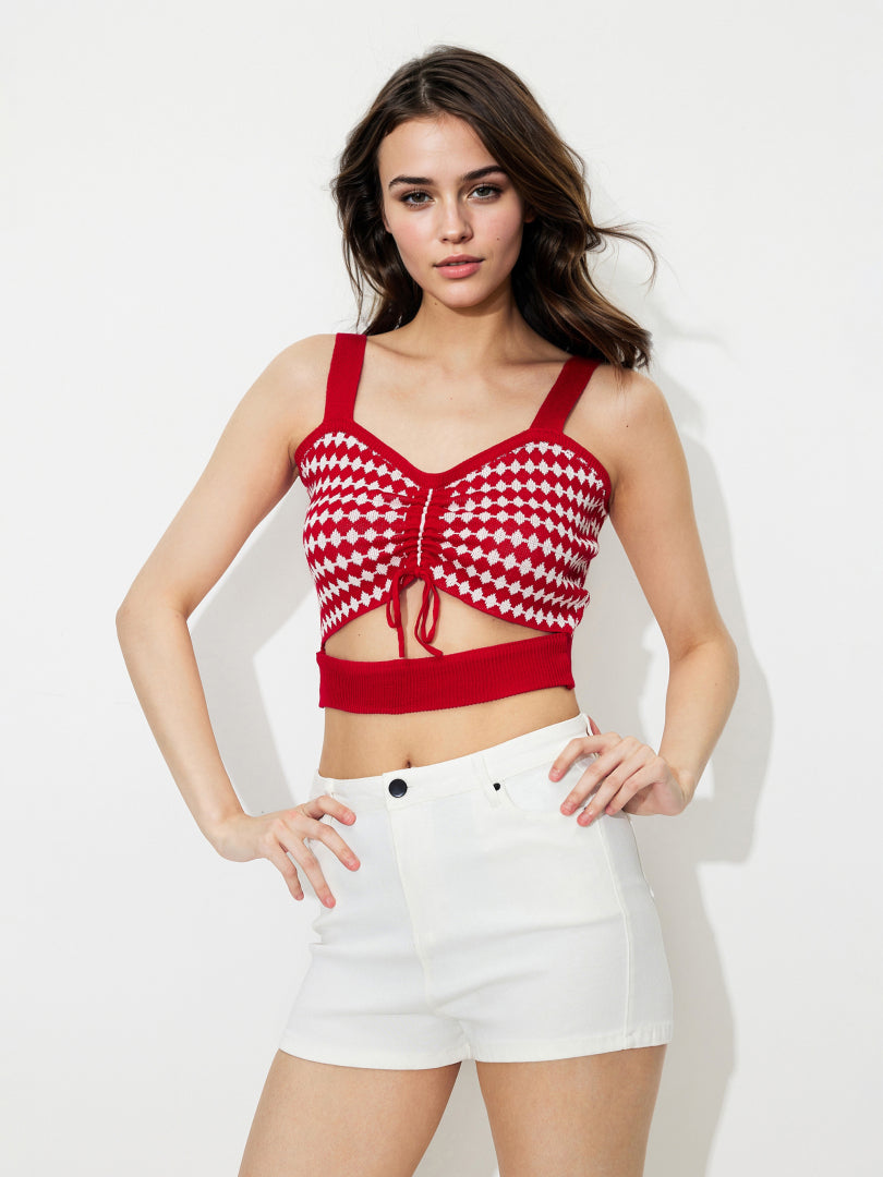 Color Block Knit Top 1234062