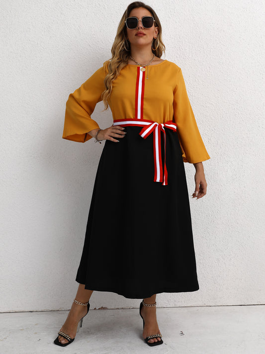 Color Block Arabian Dresses 1245772