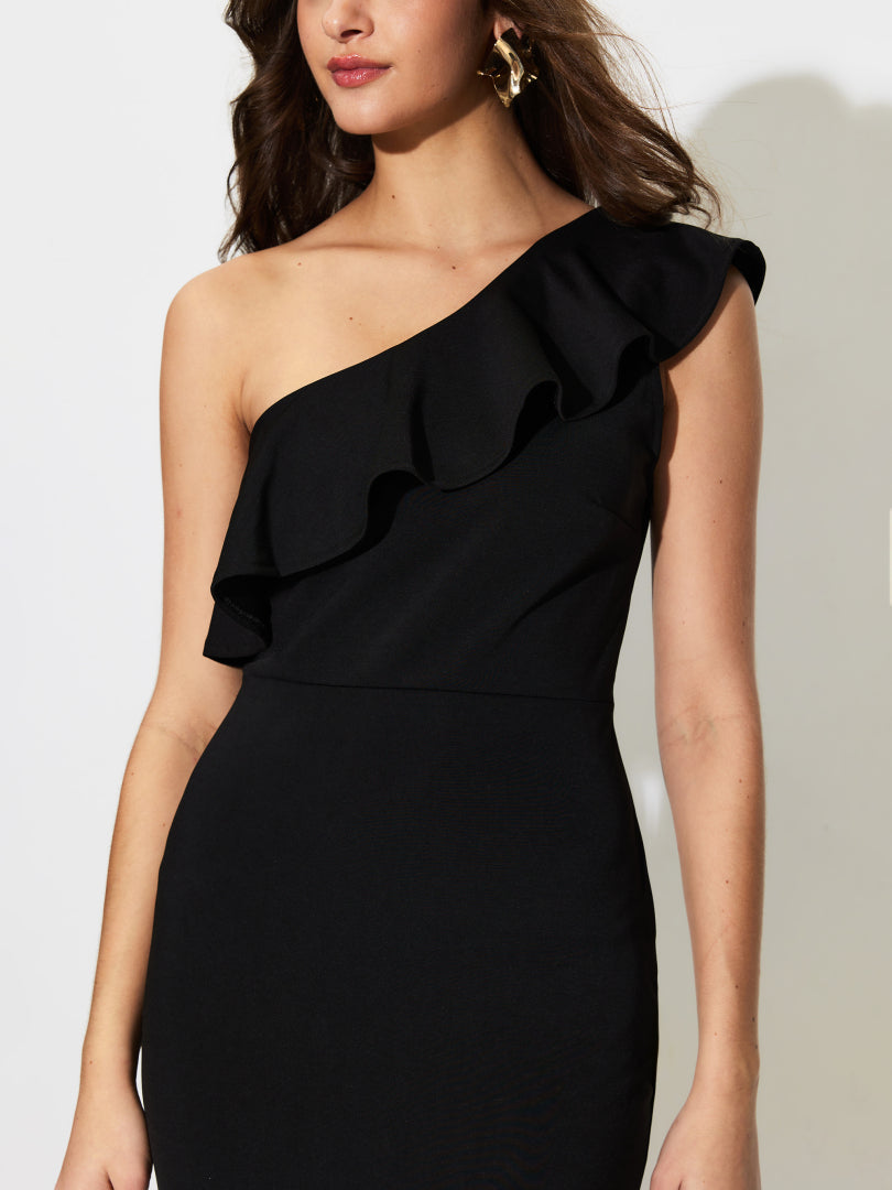 Ruffle Fishtail Dress 1297222
