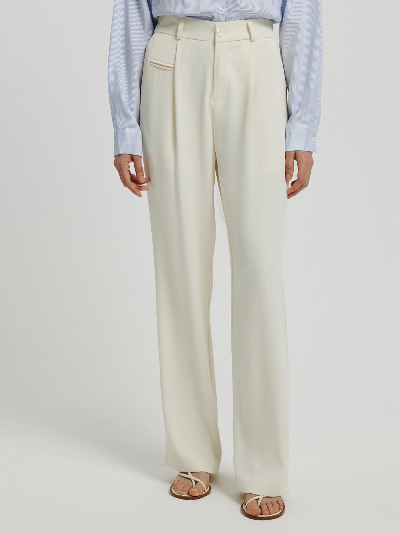 Darted Straight Leg Trousers 111243