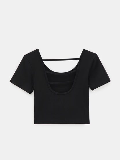 Open Back Pullover T-Shirt 119211