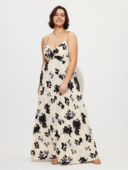 Plus Size Knotted Cocktail Dress 1281142