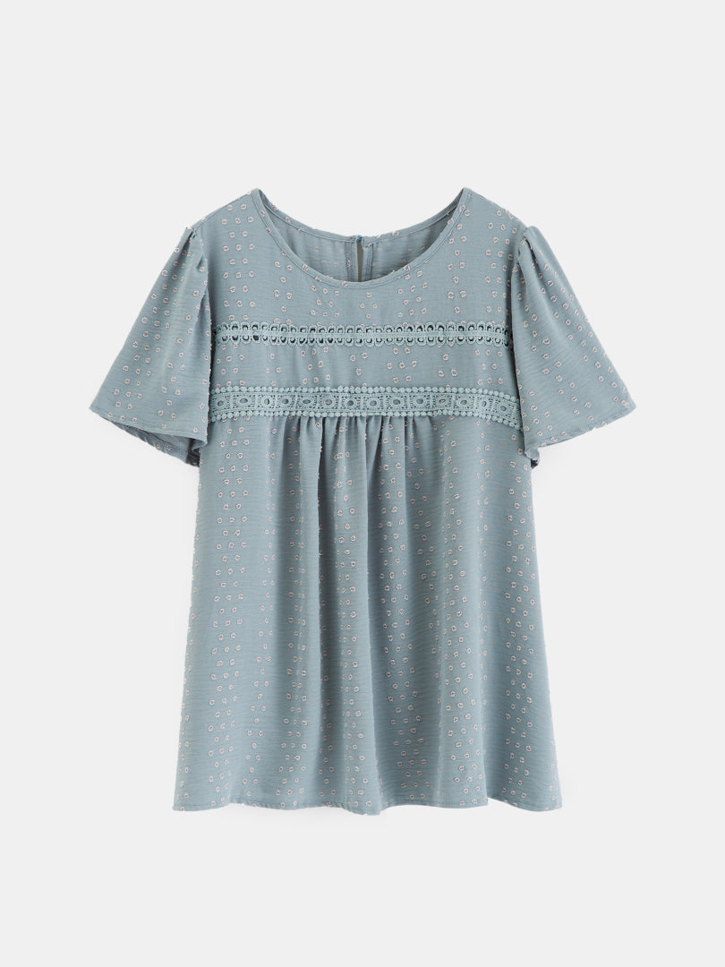 Plus Size Ruffle Plus Size Tops 1281572