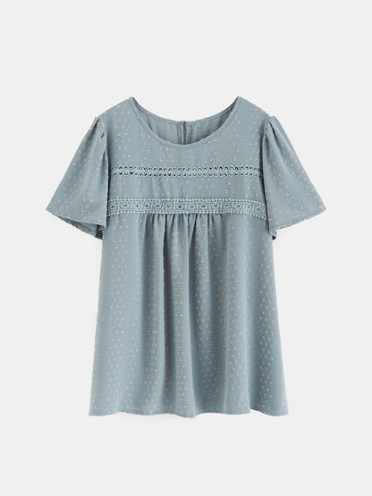 Plus Size Ruffle Plus Size Tops 1281572