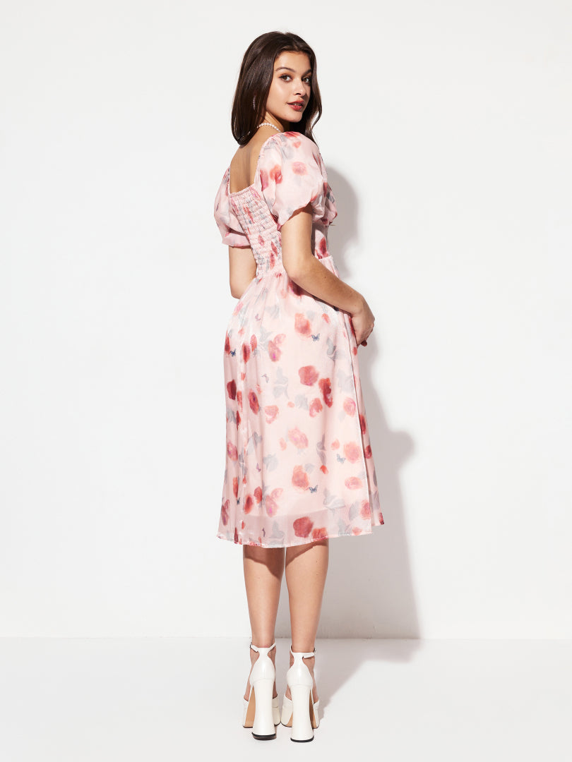 Printed A-Line Dress 1289242