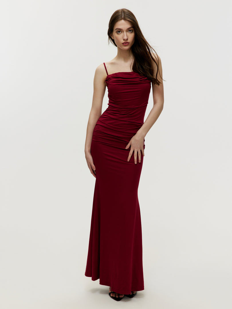 Maxi Gathered Cami Dress 107375