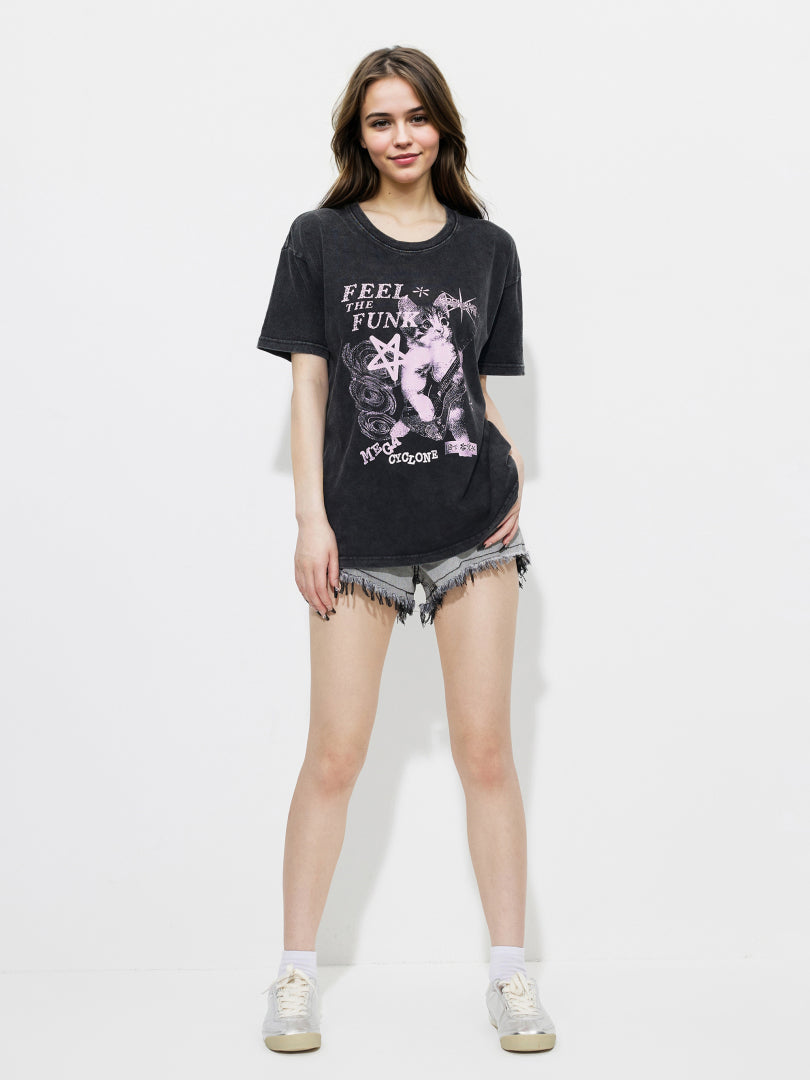 Printed Pullover T-Shirt 1259452