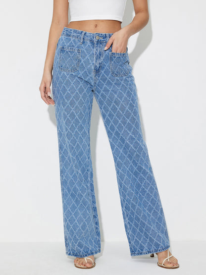 Flare Leg Jeans 118772