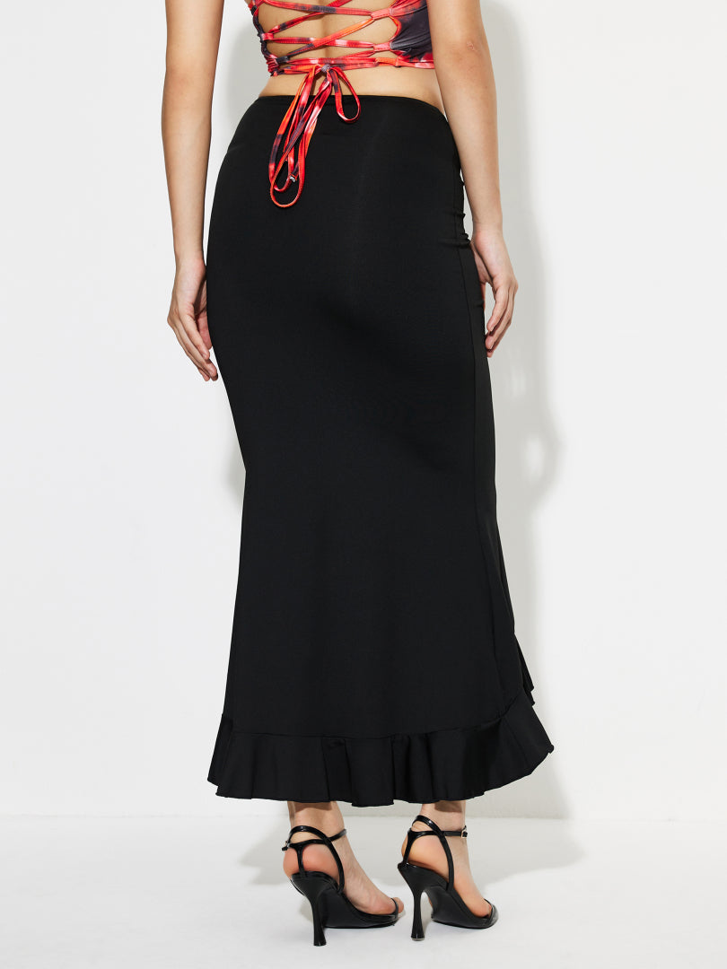 Lettuce trim Pencil Skirt 1249552