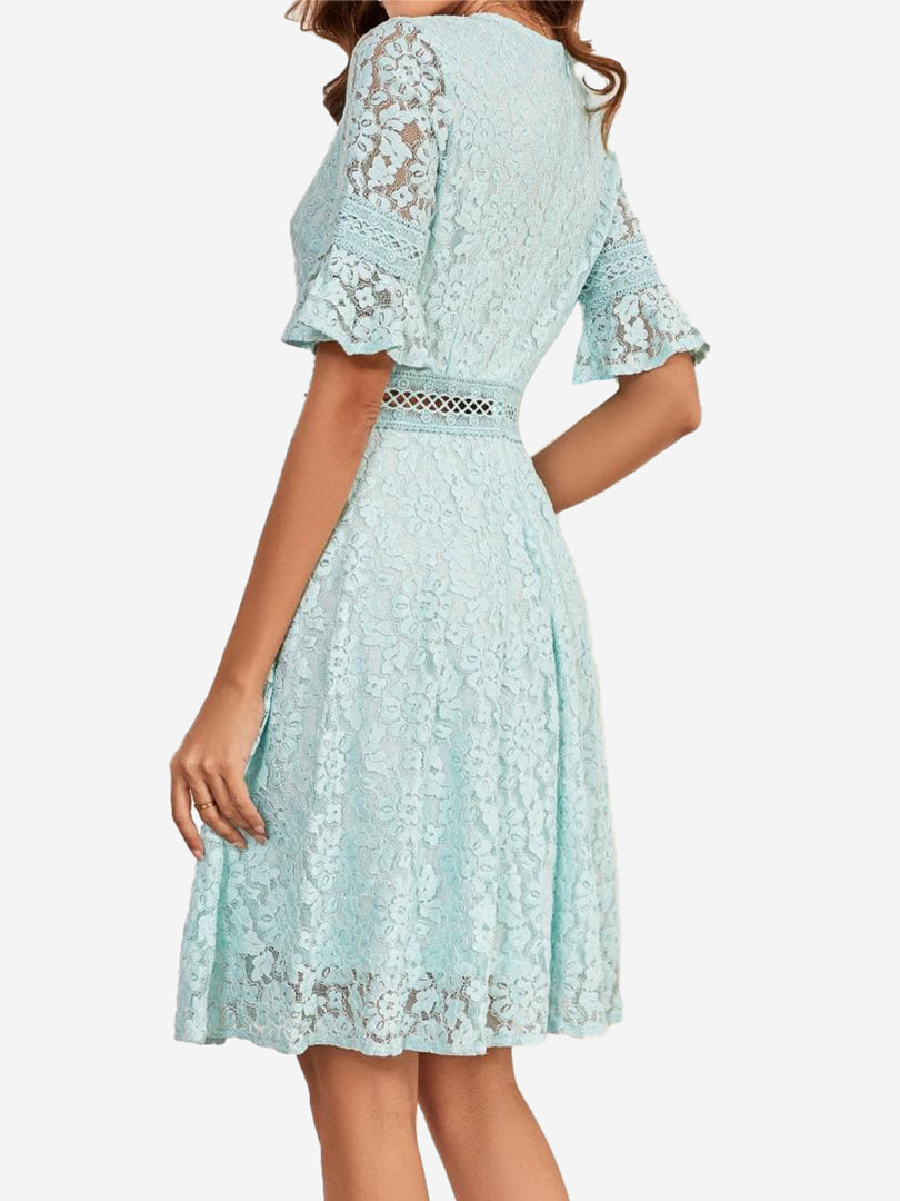 Ruffle A-Line Dress 1244252