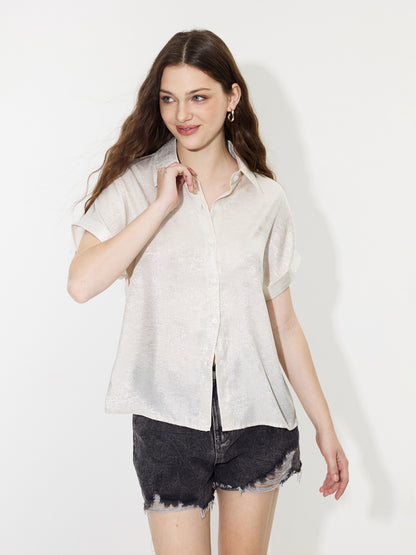 Placket Blouse 1237602