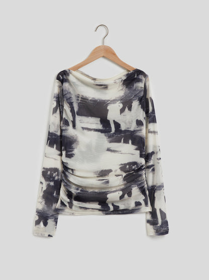 Sheer Pullover T-Shirt 113088