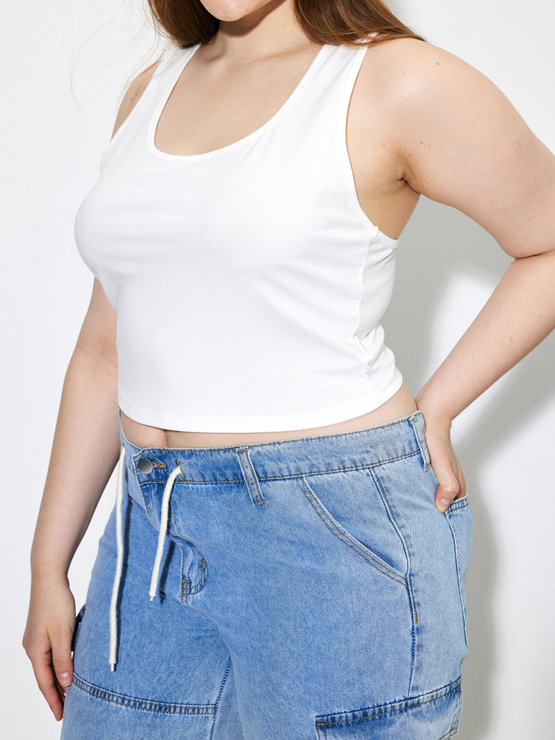 Plus Size    Tank Top 1264062