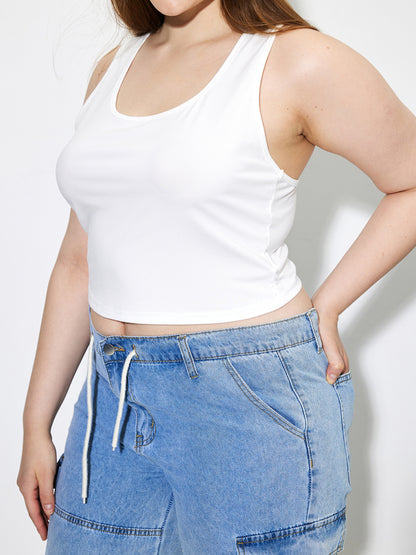 Plus Size    Tank Top 1264062
