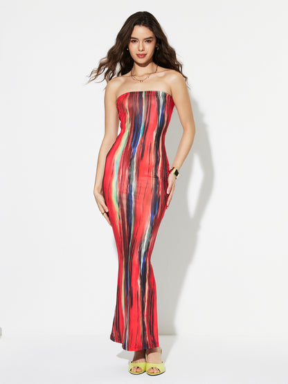 Printed Bodycon Dress 1294282
