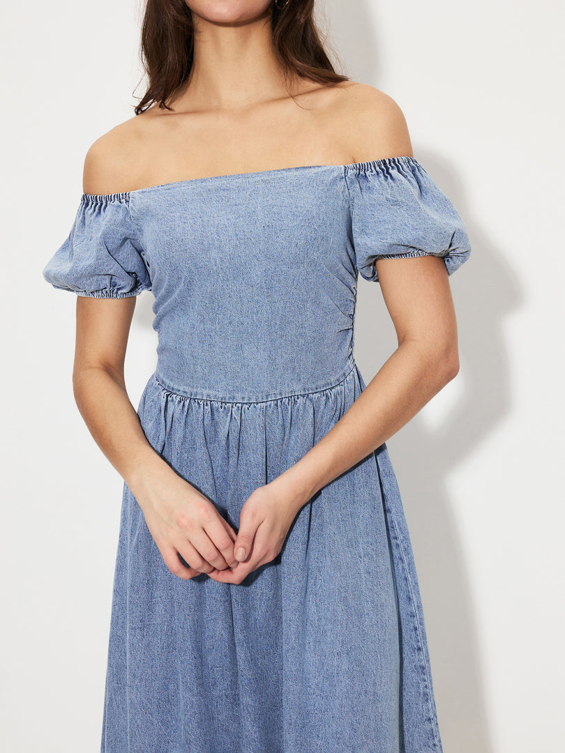 Denim Tube Dress 1251772