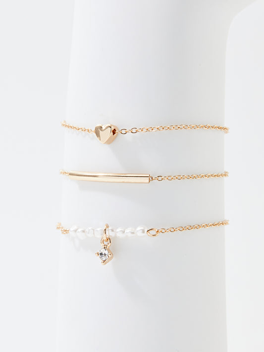 Heart Bracelet Set 120492