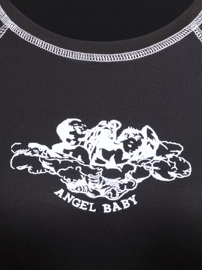 Printed Pullover T-Shirt 1258812