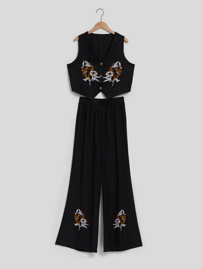 Embroidered Co-ord Set 113374