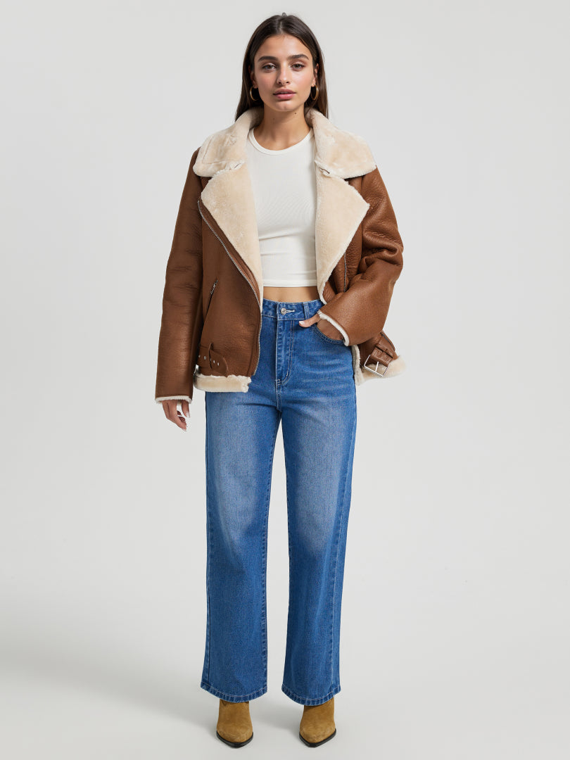 Straight Leg Jeans 113829