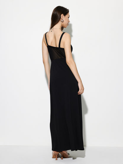 Sheer A-Line Dress 1276632
